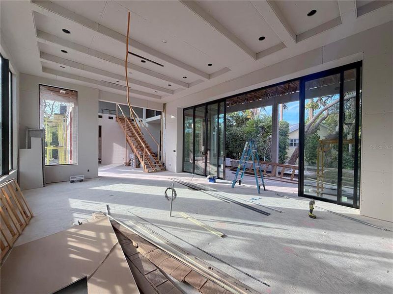 In-progress construction of a new home in , Sarasota, FL (Image 12).