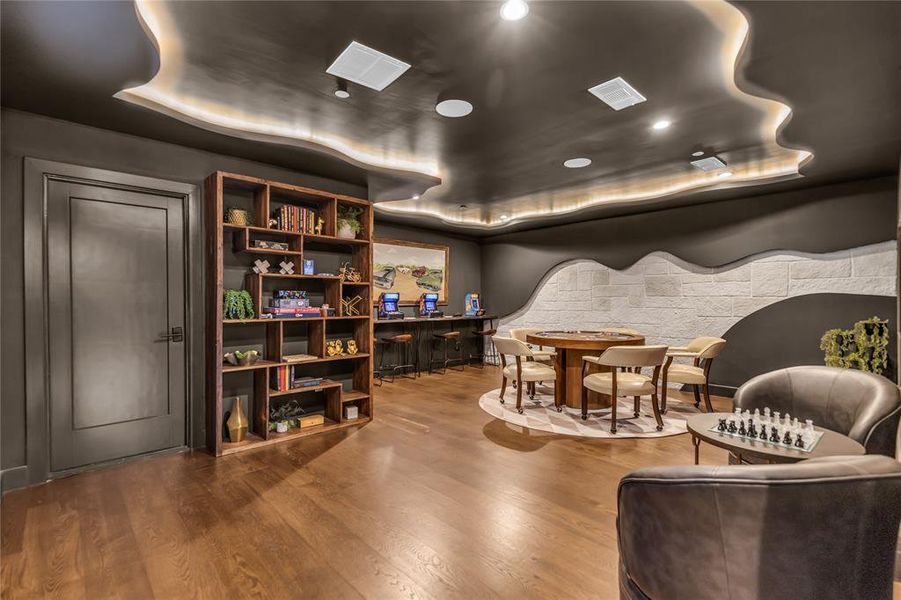 Playroom with recessed lighting Playroom with recessed lighting