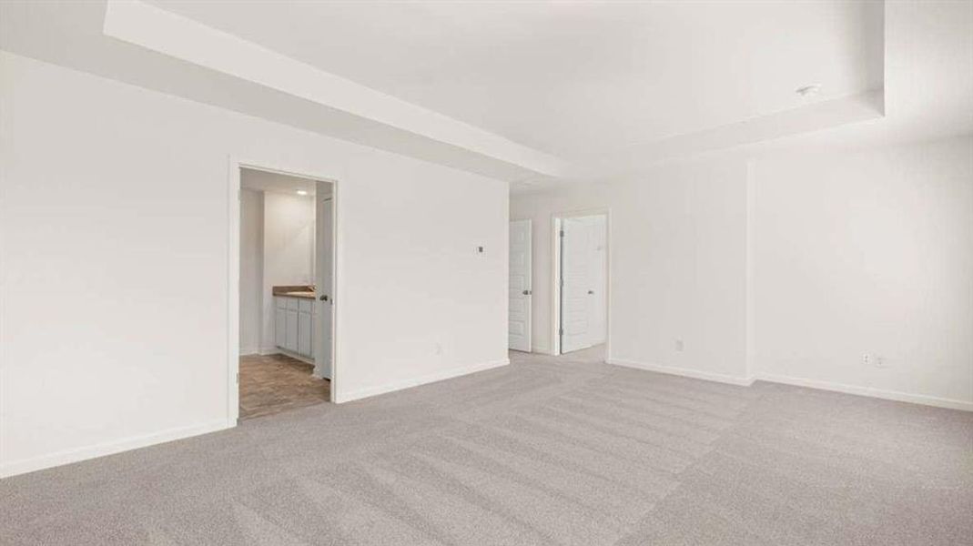 Spacious, unfurnished interior of a new home in Shoal Creek, Hampton (Image 20). Spacious, unfurnished interior of a new home in Shoal Creek, Hampton (Image 20).