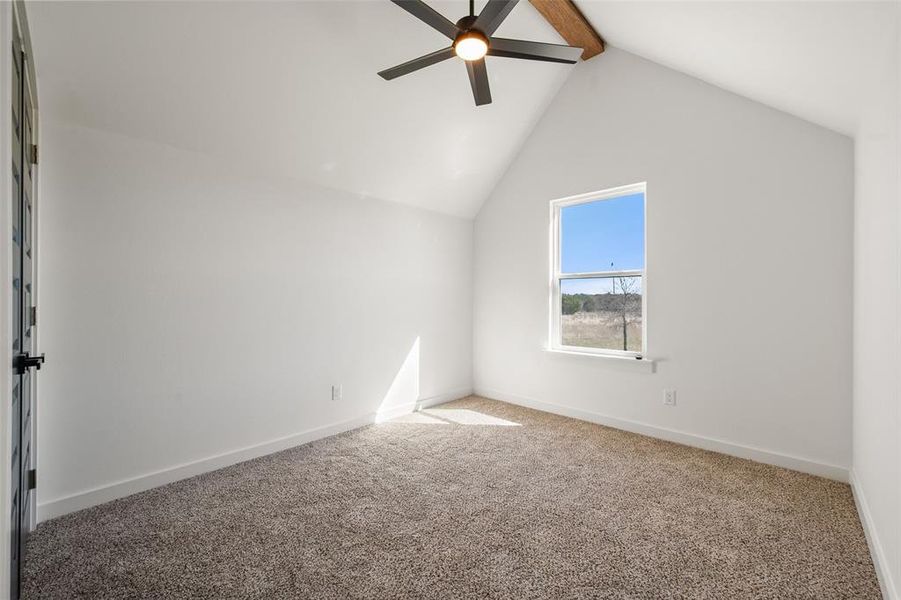 Bedroom 2 Vaulted Ceiling