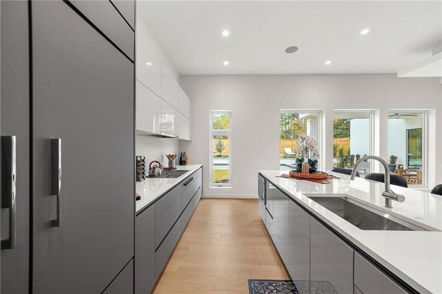 Furnished interior view inside a new home in , Atlanta (Image 11).