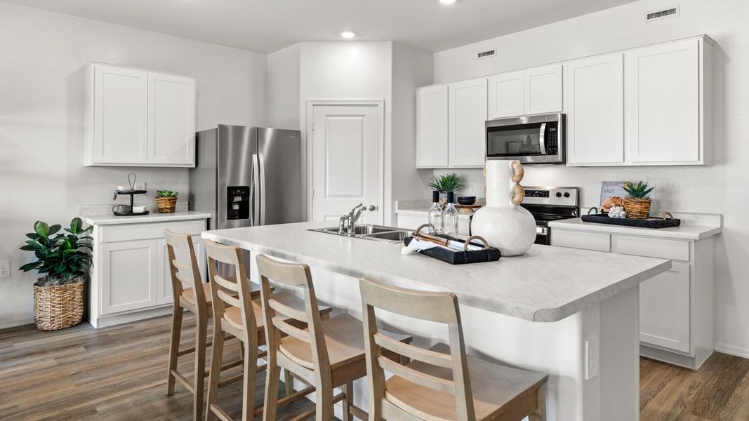 Furnished interior view inside a new home in Remington, Buckeye (Image 7). Furnished interior view inside a new home in Remington, Buckeye (Image 7).