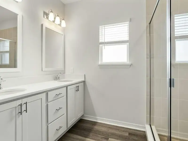 Your suite is complete with a walk-in wardrobe and en-suite bath. Your suite is complete with a walk-in wardrobe and en-suite bath.