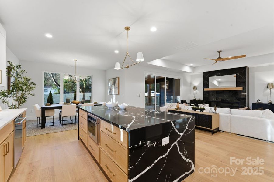 Furnished interior view inside a new home in , Charlotte (Image 18).