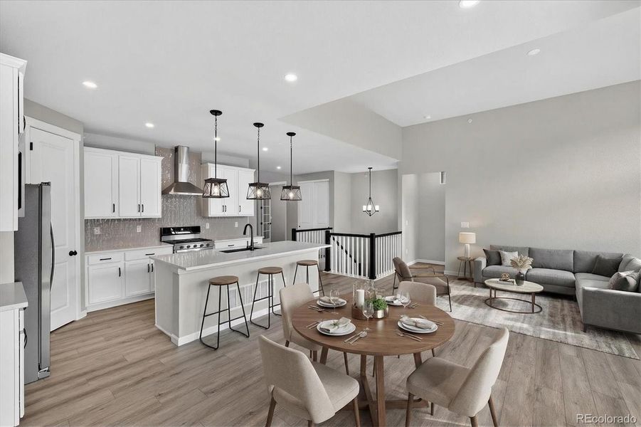 Virtually staged, furniture size & scale may not be accurate.