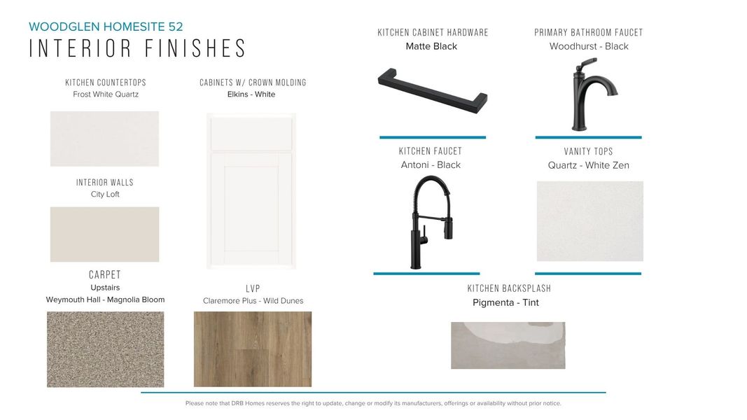 Furnished interior view inside a new home in Woodglen, Piedmont (Image 16).