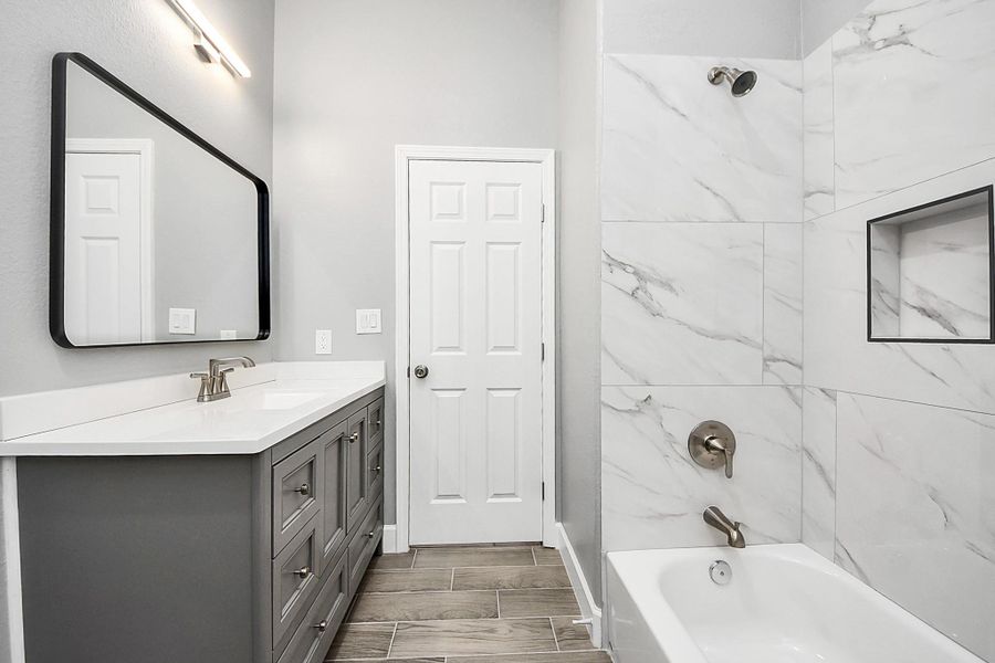 Furnished interior view inside a new home in , Houston (Image 12). Furnished interior view inside a new home in , Houston (Image 12).