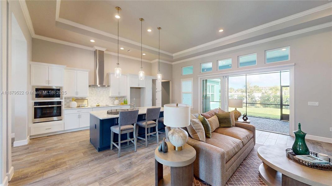 Furnished interior view inside a new home in , Ormond Beach (Image 8).