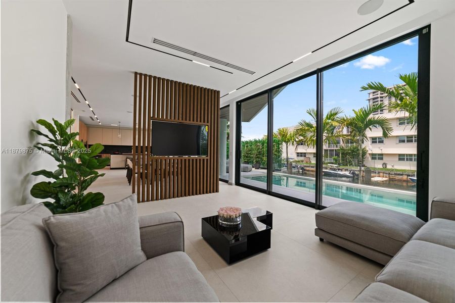 Furnished interior view inside a new home in , Miami Shores (Image 17).