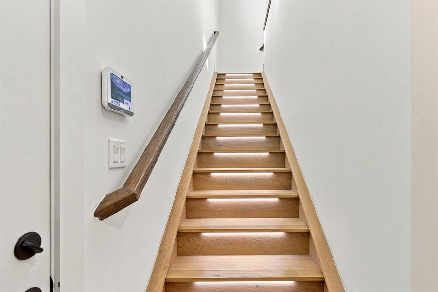 Motion-Activated Illuminated Staircase Motion-Activated Illuminated Staircase