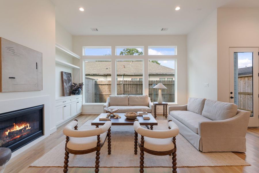 Furnished interior view inside a new home in , Houston (Image 11). Furnished interior view inside a new home in , Houston (Image 11).