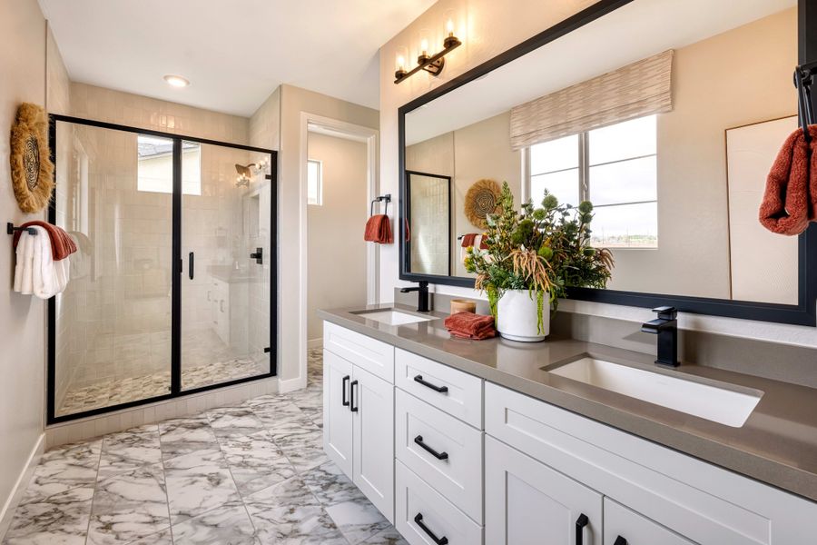 Furnished interior view inside a new home in Waterston Central, Gilbert (Image 9).