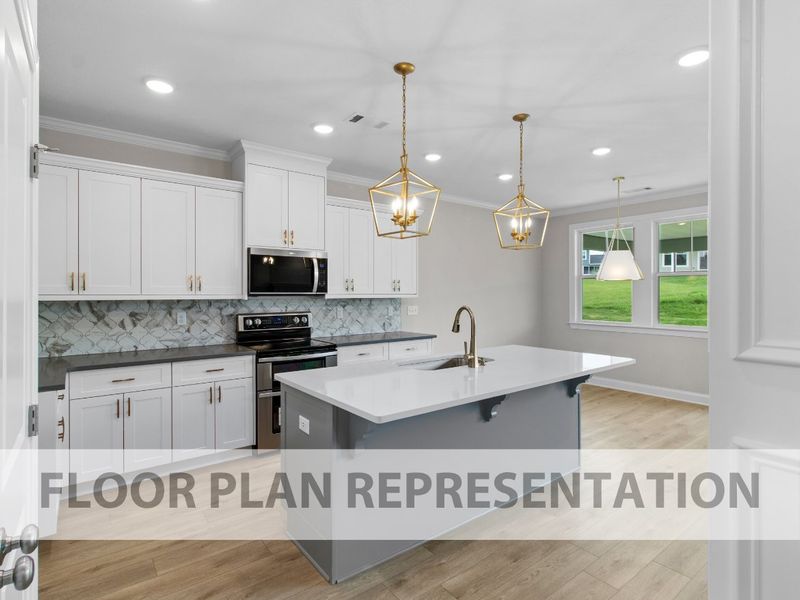 Spacious Kitchen | Hemingway Plan by Ivey Homes