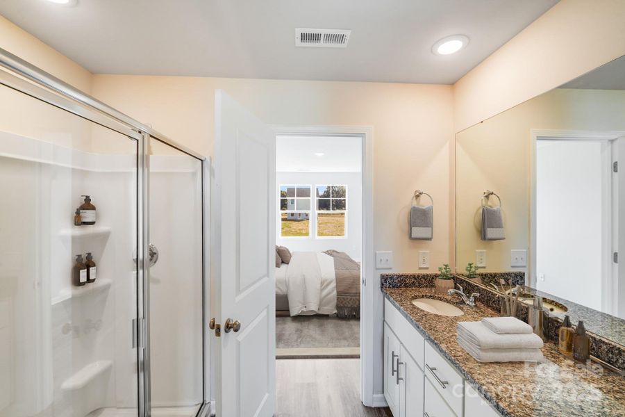 Furnished interior view inside a new home in , Statesville (Image 4). Furnished interior view inside a new home in , Statesville (Image 4).