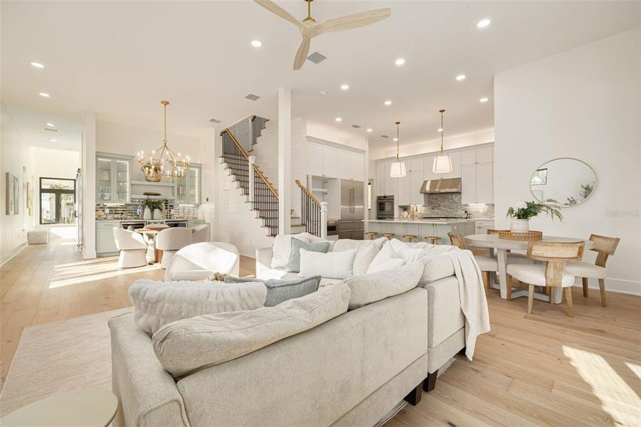 Furnished interior view inside a new home in , Tampa (Image 10).