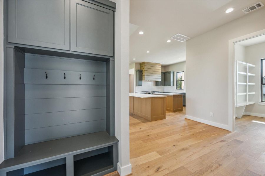 Mud Nook with built-ins Mud Nook with built-ins