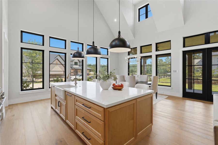 Furnished interior view inside a new home in , Willis (Image 13).