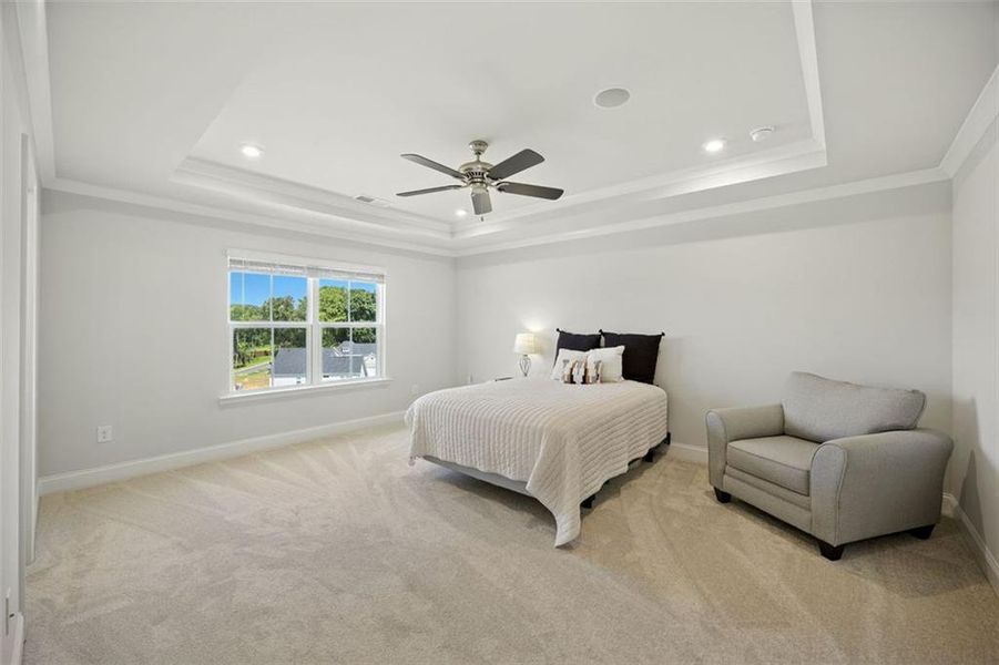 Furnished interior view inside a new home in , Cumming (Image 32).
