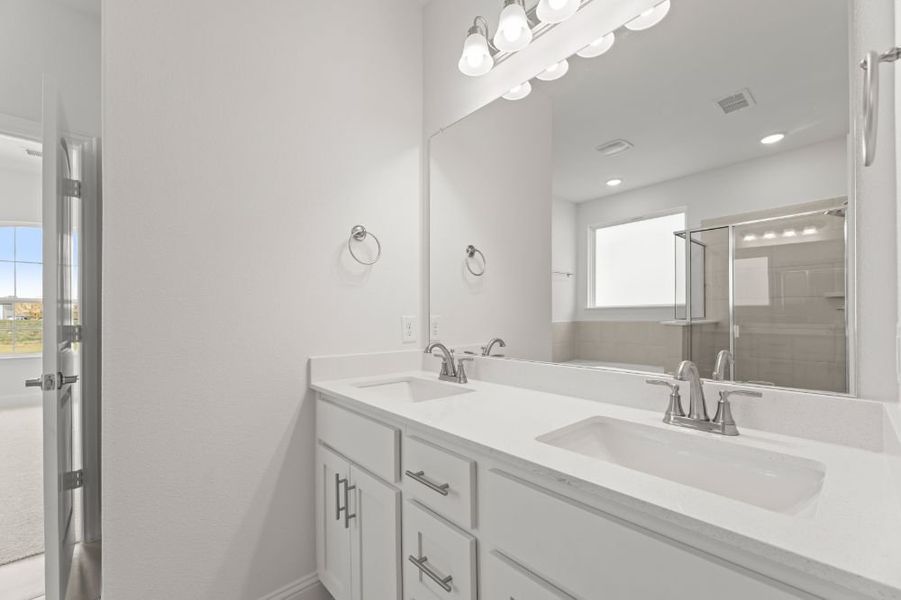 Representative furnished interior of a home built from the Cedar by UnionMain Homes in Edgewater, Fate (Image 14). Representative furnished interior of a home built from the Cedar by UnionMain Homes in Edgewater, Fate (Image 14).