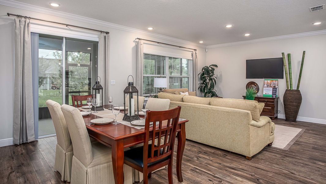 Representative furnished interior of a home built from the Wilmington by Maronda Homes in Coastal Communities, Edgewater (Image 8).
