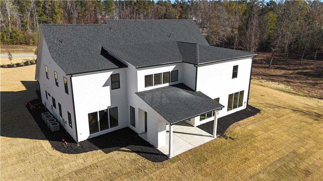 Exterior details and patio area of a home in , Brooks (Image 31).