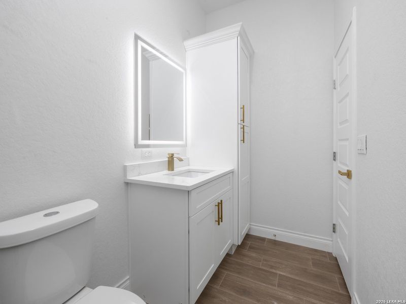 Furnished interior view inside a new home in , Elmendorf (Image 5).