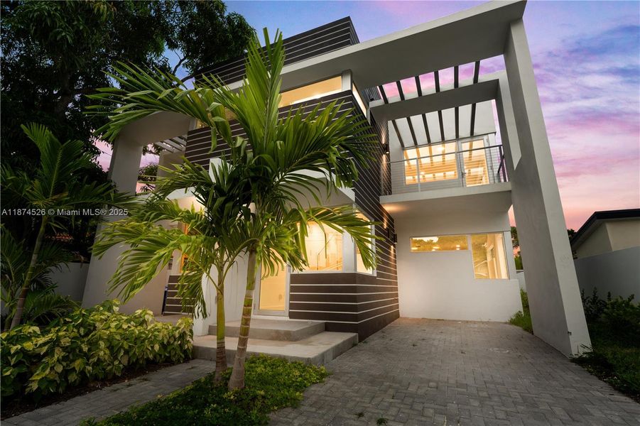Front exterior of a new home in , Miami, FL, highlighting curb appeal (Image 30).