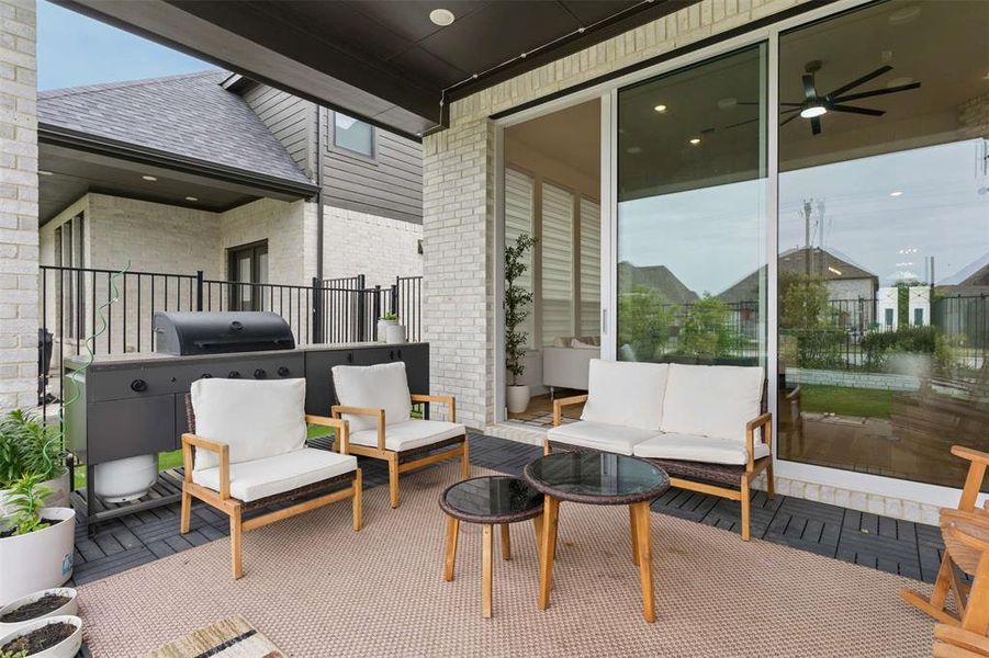 Exterior details and patio area of a home in , Rockwall (Image 4).