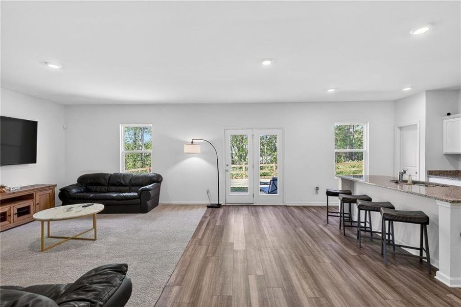 Furnished interior view inside a new home in Meriwether Place, Villa Rica (Image 10).