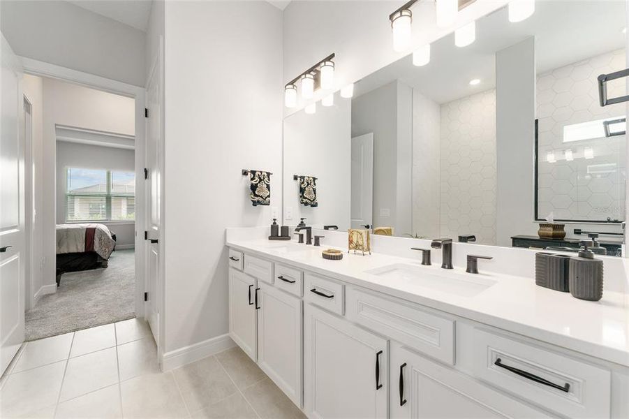 Furnished interior view inside a new home in Del Webb Stone Creek, Ocala (Image 28). Furnished interior view inside a new home in Del Webb Stone Creek, Ocala (Image 28).