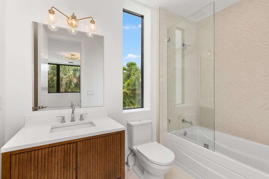 Furnished interior view inside a new home in , Boca Raton (Image 27). Furnished interior view inside a new home in , Boca Raton (Image 27).