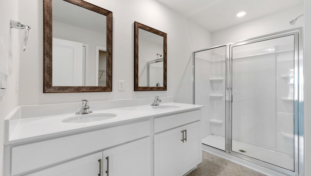 Representative furnished interior of a home built from the BELHAVEN by D.R. Horton in Waverly Station, Greenwood (Image 12).