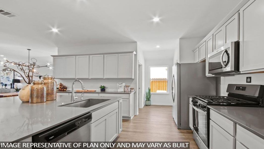 Furnished interior view inside a new home in Newport Pointe, Crosby (Image 5).