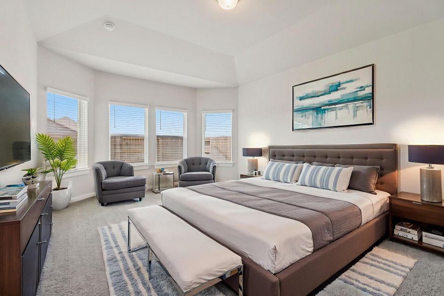 Furnished interior view inside a new home in Kingdom Heights, Rosenberg (Image 31). Furnished interior view inside a new home in Kingdom Heights, Rosenberg (Image 31).