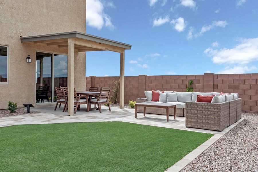 Covered patio Covered patio
