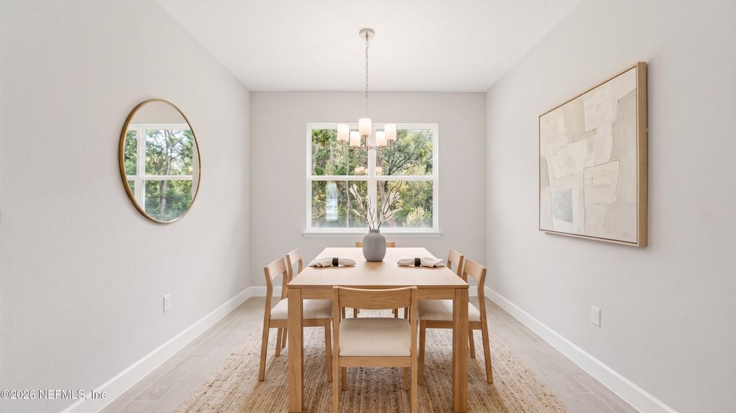 Furnished interior view inside a new home in , Palm Coast (Image 14).