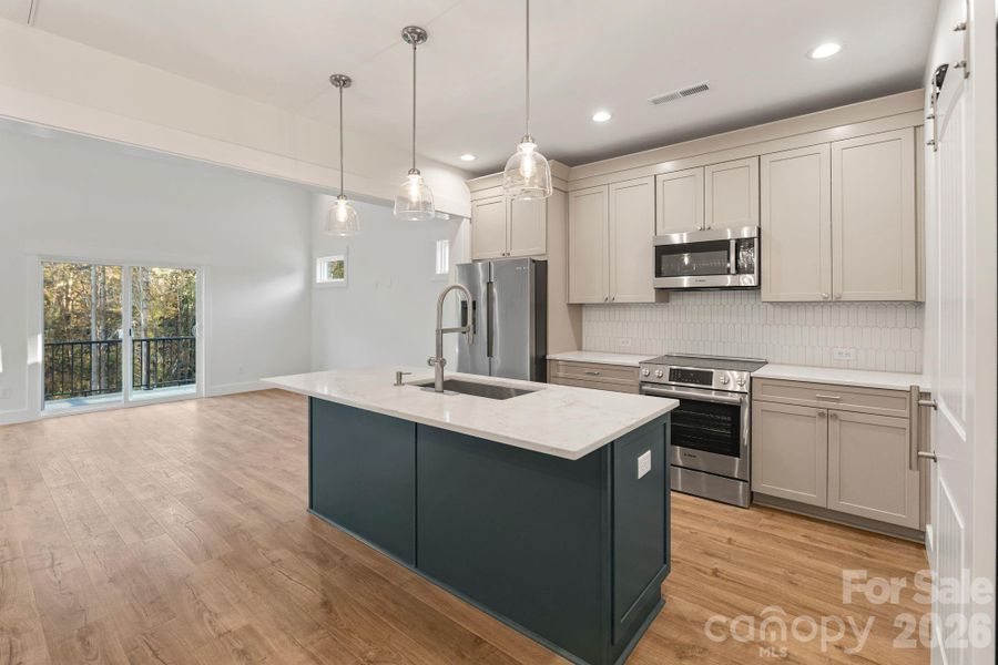 Furnished interior view inside a new home in , Hickory (Image 7).