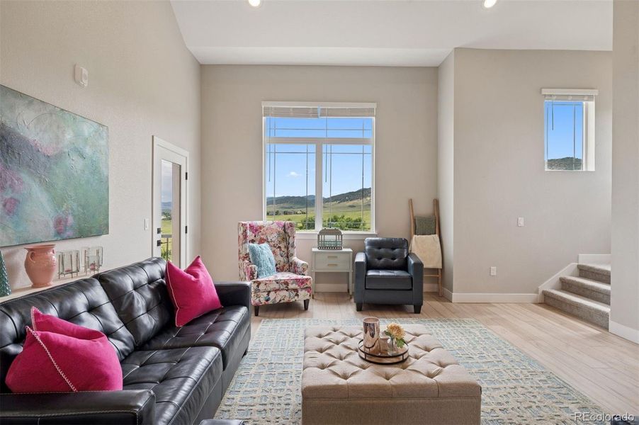 Furnished interior view inside a new home in Chatfield Bluffs, Littleton (Image 26).