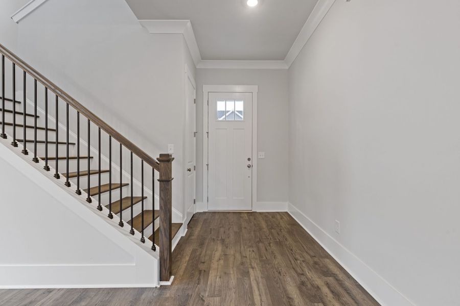Representative unfurnished interior of a home built from the Canterbury by Crawford Creek Communities in Red Bird Manor, Jefferson (Image 23).