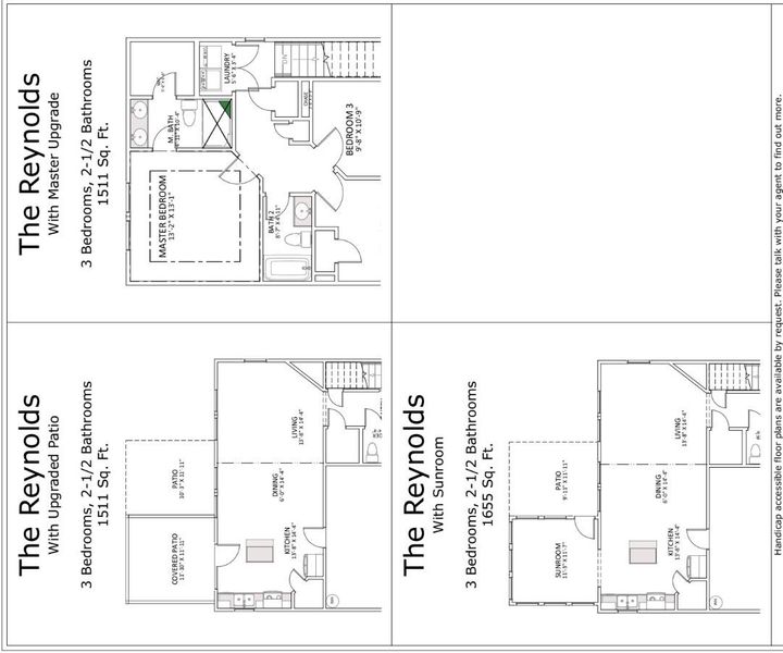 2D floor plan layout of this home in Beason Pointe, Chesnee, SC (Image 4).