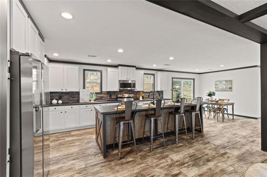 Furnished interior view inside a new home in , Waleska (Image 10). Furnished interior view inside a new home in , Waleska (Image 10).