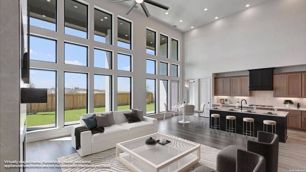Furnished interior view inside a new home in Haby Hill, San Antonio (Image 16).