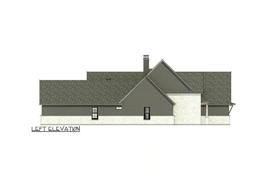 Exterior rendering of this home design in , Rome, GA (Image 7). Exterior rendering of this home design in , Rome, GA (Image 7).