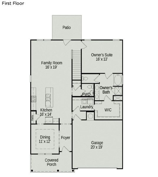 *First floor.* *First floor.*