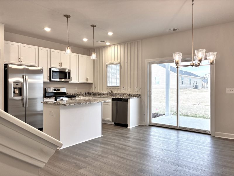 Furnished interior view inside a new home in Reidville Town Center, Reidville (Image 9).