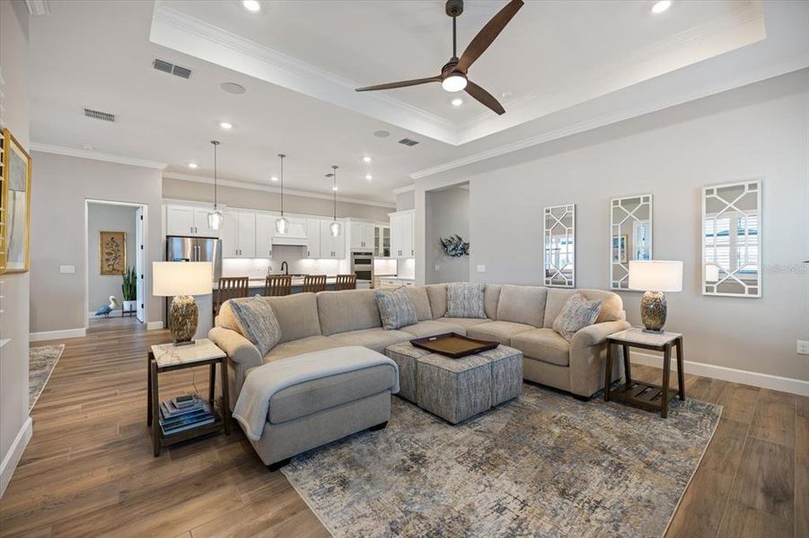 Furnished interior view inside a new home in , Englewood (Image 39).