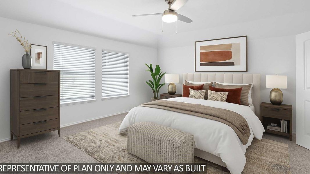 Furnished interior view inside a new home in River Ranch Trails, Dayton (Image 8). Furnished interior view inside a new home in River Ranch Trails, Dayton (Image 8).