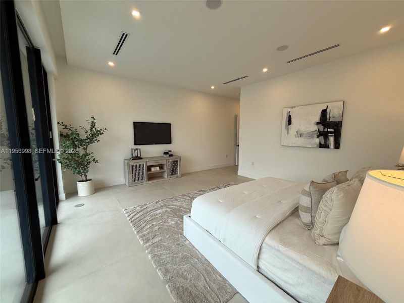 Furnished interior view inside a new home in , Miami (Image 11).