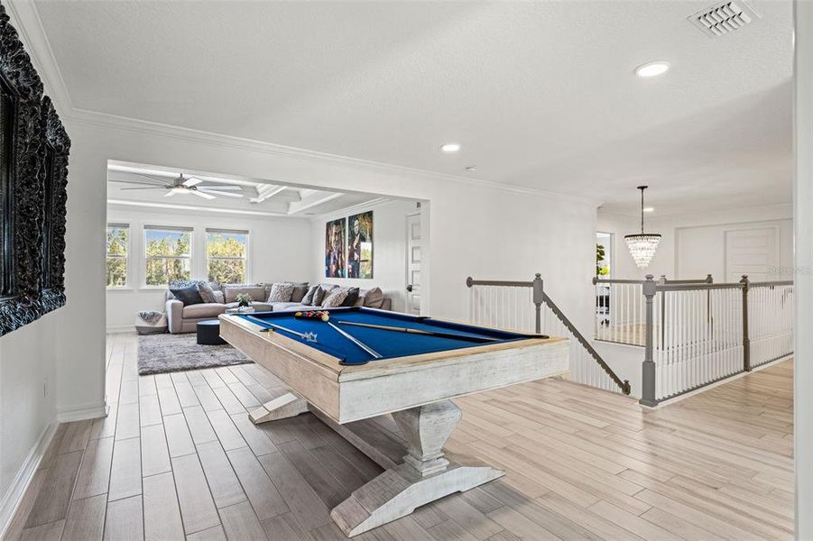 Furnished interior view inside a new home in Whispering Oaks Preserve, Wesley Chapel (Image 41).
