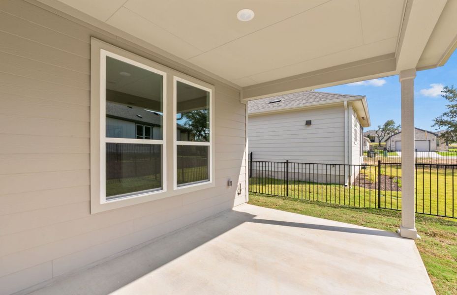Exterior details and patio area of a home in Sun City Texas, Georgetown (Image 25). Exterior details and patio area of a home in Sun City Texas, Georgetown (Image 25).